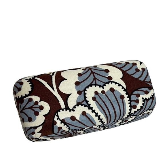 Vera Bradley slate blooms hard shell sunglasses case - Picture 1 of 10